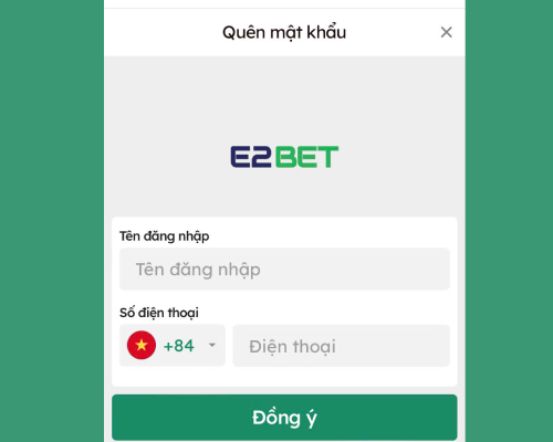 đăng nhập e2bet